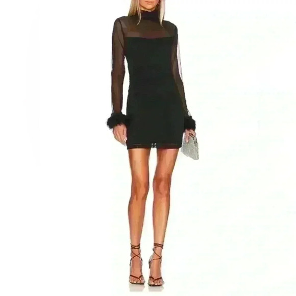 Amanda Uprichard Black Mini Dress - Picture 2 of 13